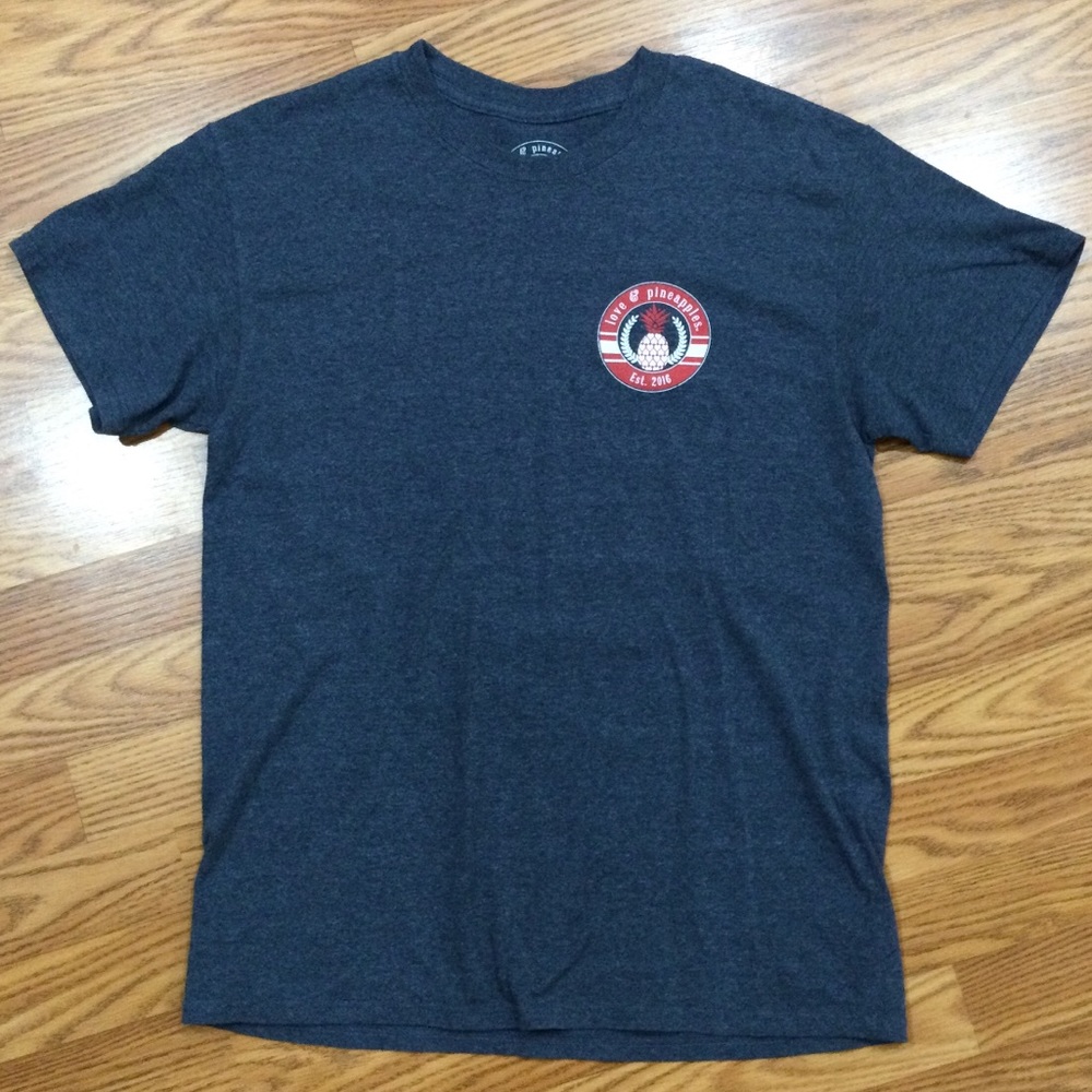 Love and Pineapples short sleeve tee shirt